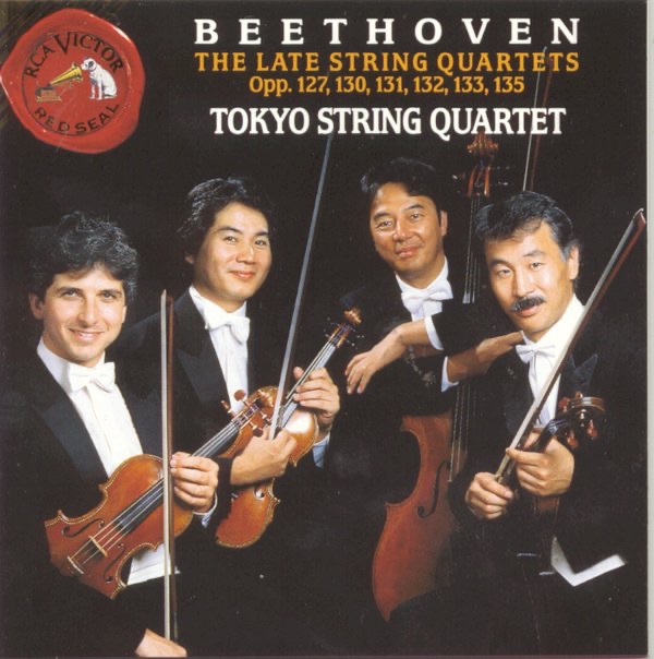 Beethoven: the Late String Quartets by Tokyo String Quartet album cover
