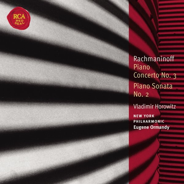 Rachmaninov: Piano Concerto No. 3, Piano Sonata No. 2 (Classic Library Series) by Vladimir Horowitz, Eugene Ormandy & New York Philharmonic album cover