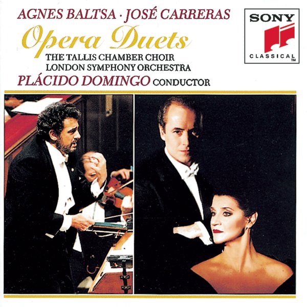 Opera Duets by Agnes Baltsa, José Carreras, London Symphony Orchestra & Plácido Domingo album cover