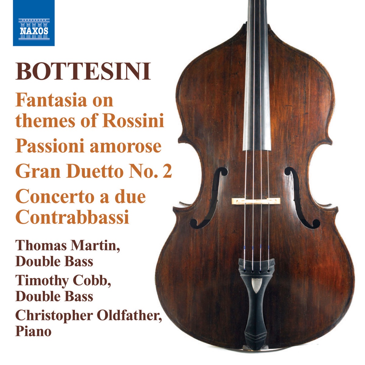 The Bottesini Collection, Vol. 5 by Christopher Oldfather, Timothy Cobb & Thomas Martin album cover