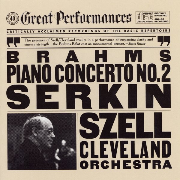 Brahms: Concerto No. 2 in B-Flat Major for Piano and Orchestra, Op. 83 by George Szell, Rudolf Serkin & The Cleveland Orchestra album cover