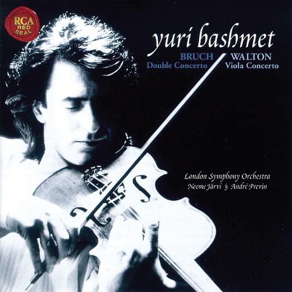 Walton: Viola Concerto - Bruch: Concerto for Violin & Viola by Yuri Bashmet, André Previn & London Symphony Orchestra album cover