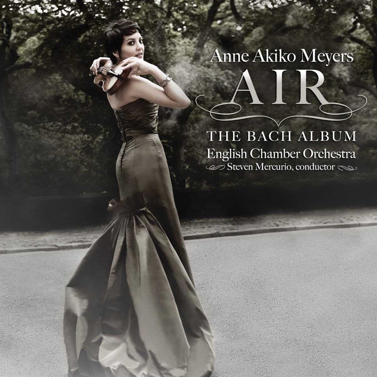 Air - The Bach Album by Anne Akiko Meyers, English Chamber Orchestra & Steven Mercurio album cover