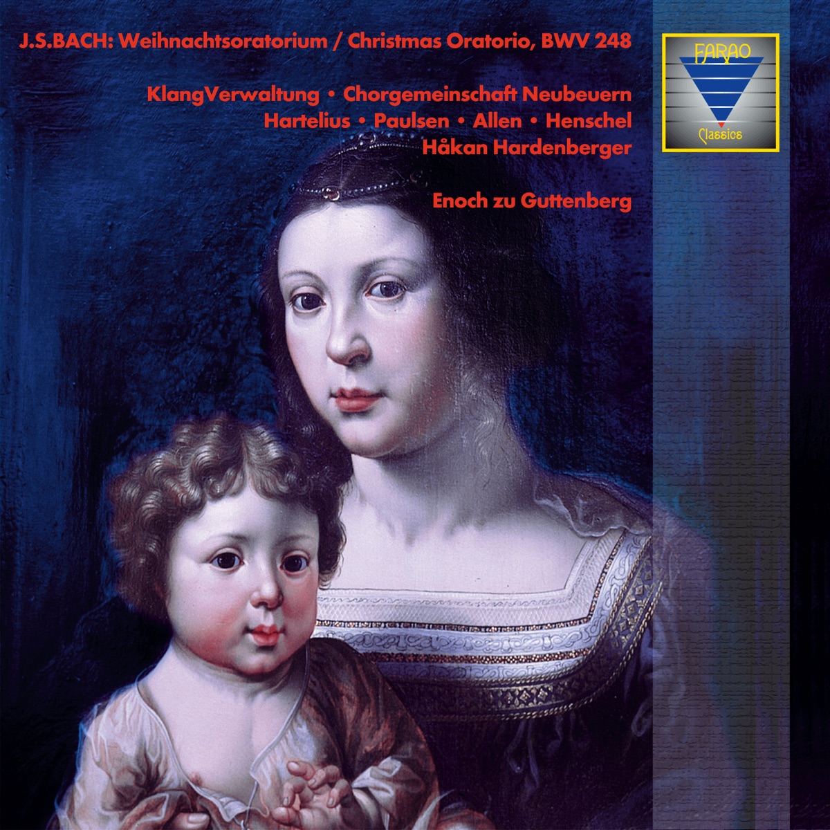 Bach: Weihnachtsoratorium (Christmas Oratorio), BWV 248 by Enoch zu Guttenberg, Chorgemeinschaft Neubeuern & Orchester der KlangVerwaltung album cover