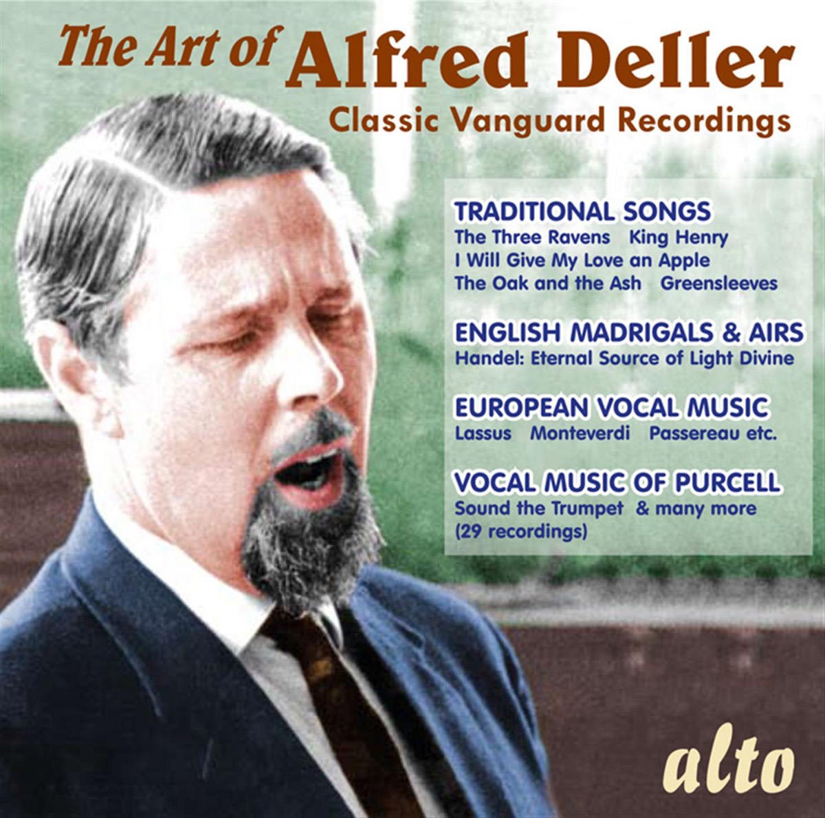 The Art of Alfred Deller: The Counter-Tenor Legacy by Alfred Deller album cover