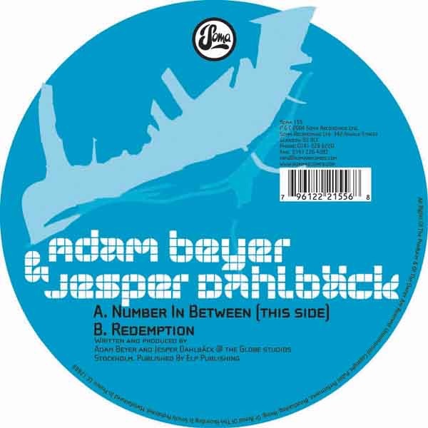 Number In Between - EP by Adam Beyer album cover