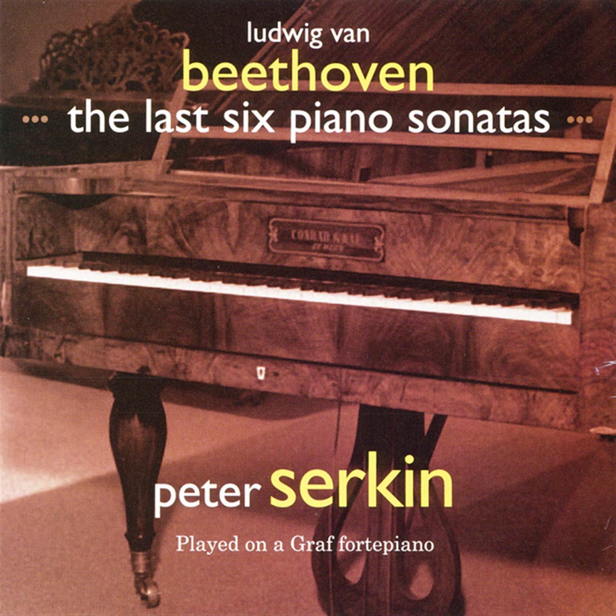 Beethoven: The Last Six Piano Sonatas by Peter Serkin album cover