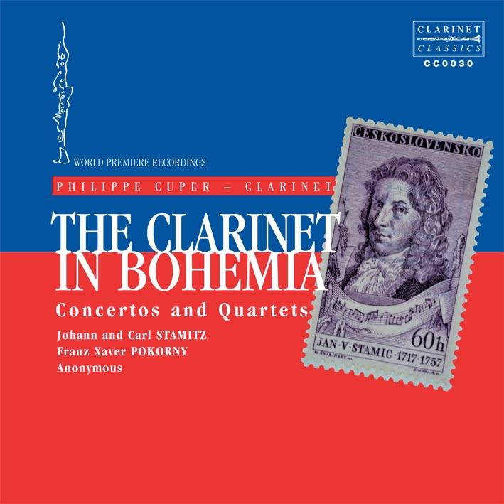 The Clarinet in Bohemia by Jean-Jacques Justaffre, Noelle Santos, Peter Vronsky, Philippe Cuper, Philippe Ferret, Talich Chamber Orchestra & Thibaud Vieux album cover
