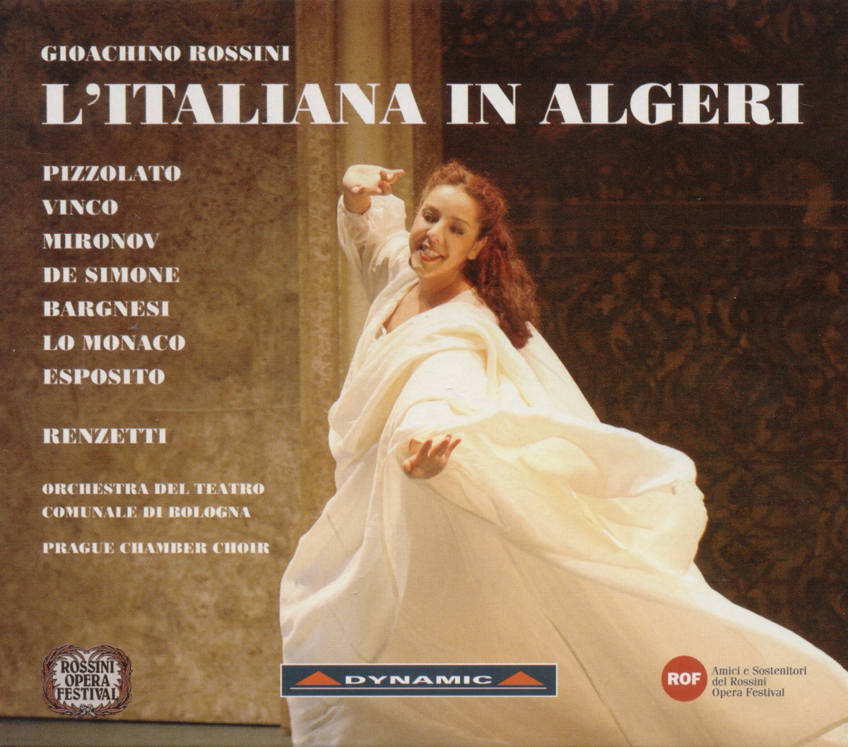 Rossini: L'Italiana In Algeri (The Italian Girl In Algiers) by Marco Vinco, Donato Renzetti & Bologna Teatro Comunale Orchestra album cover