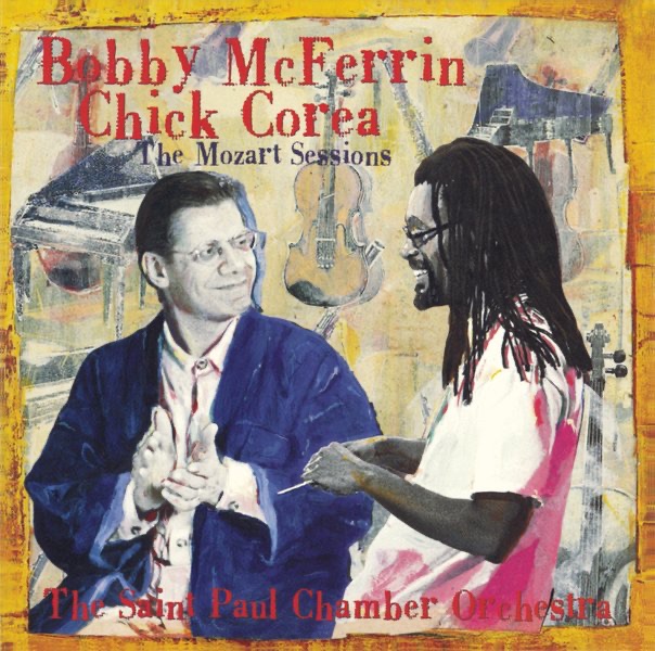 The Mozart Sessions by Bobby McFerrin, Chick Corea & The Saint Paul Chamber Orchestra album cover