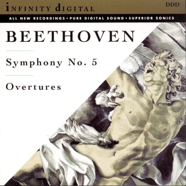 Beethoven: Symphony No. 5 & Overtures by Alexander Titov & Orchestra New Philharmony St. Petersburg album cover