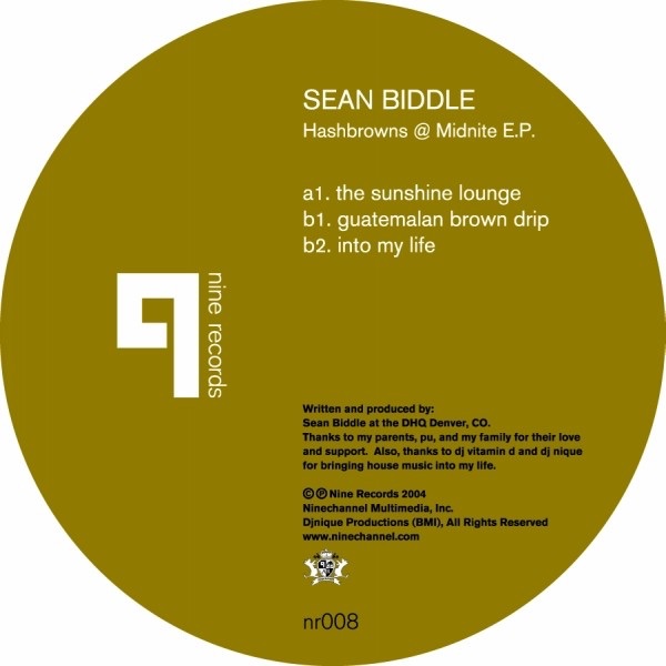 Hashbrowns @ Midnite - EP by Sean Biddle album cover