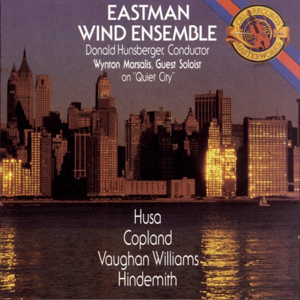 Works By Copland, Vaughan Williams, and Hindemith by Eastman Wind Ensemble album cover