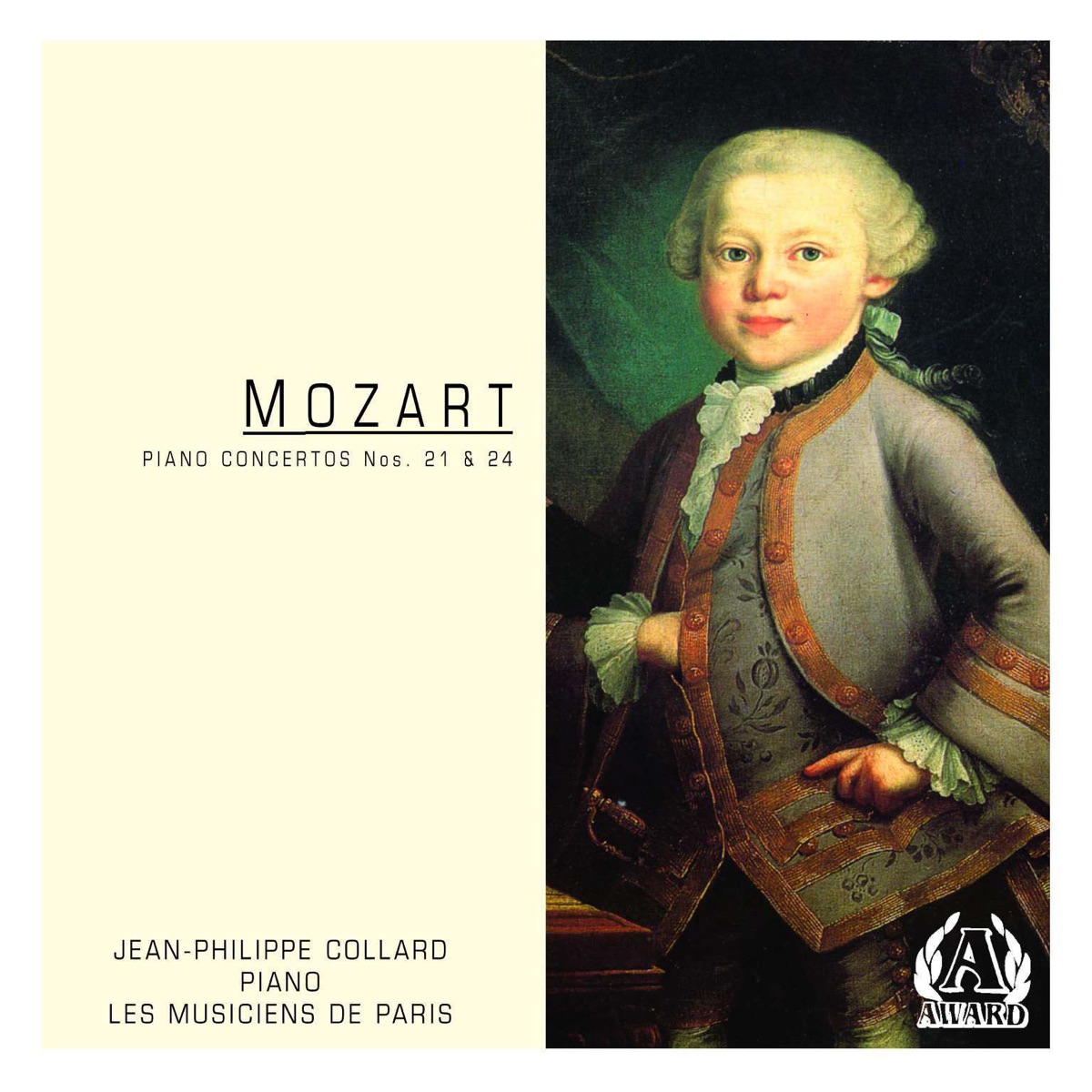 Mozart: Piano Concertos Nos. 21 & 24 by Jean-Philippe Collard & Les Musiciens de Paris album cover
