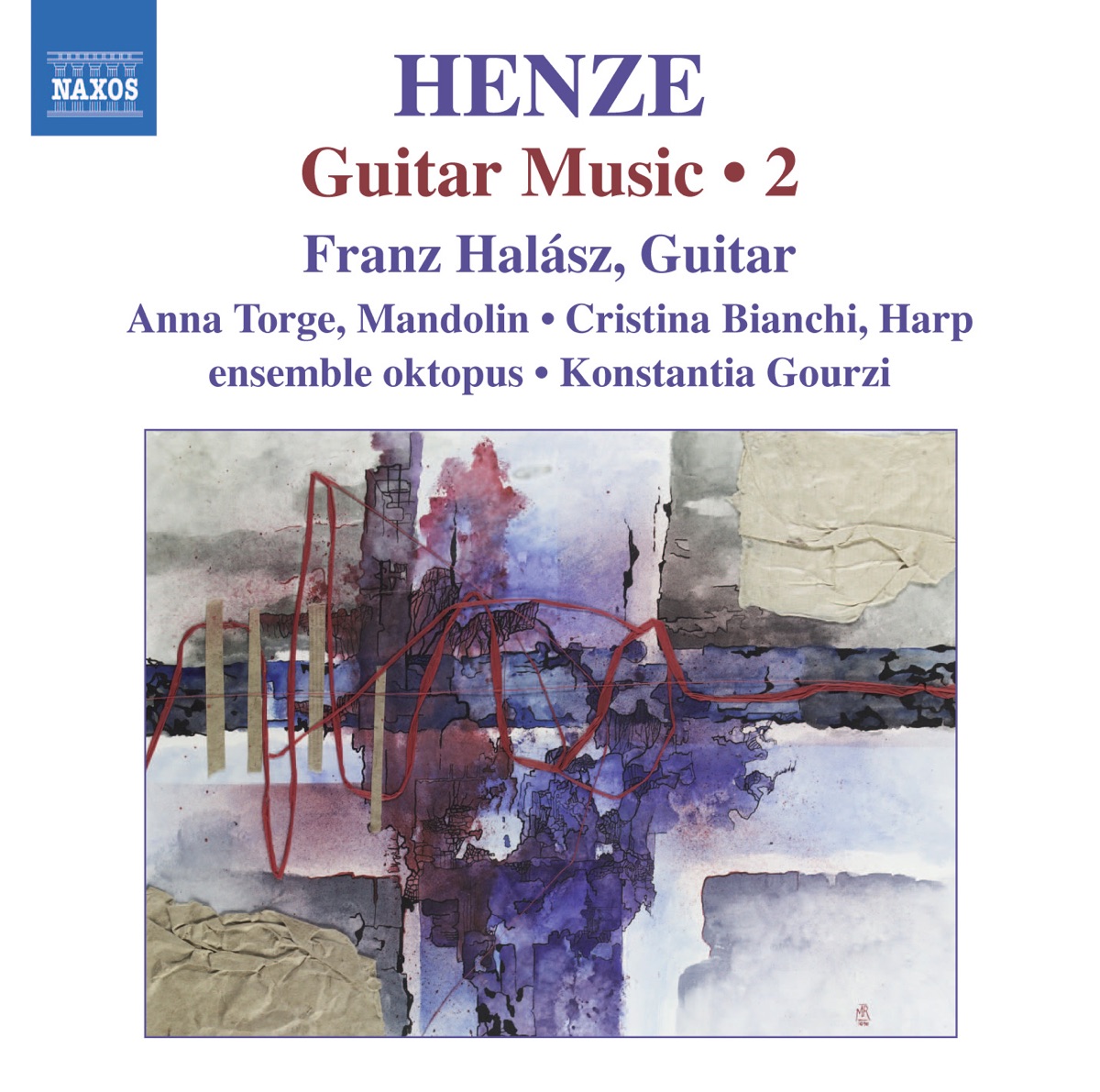 Henze, H.W.: Guitar Music, Vol. 2 by Franz Halász, Cristina Bianchi, Anna Torge, Konstantia Gourzi & Ensemble Oktopus album cover