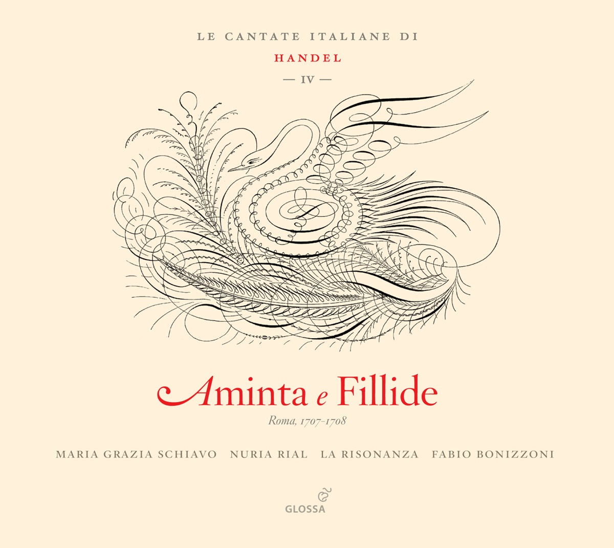 Handel: Italian Cantatas, Vol. 4 - HWV 83 and 92 by Fabio Bonizzoni, La Risonanza & Maria Grazia Schiavo album cover