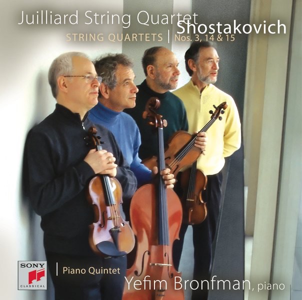 Shostakovich: String Quartets Nos. 3, 14 & 15, Piano Quintet by Juilliard String Quartet & Yefim Bronfman album cover
