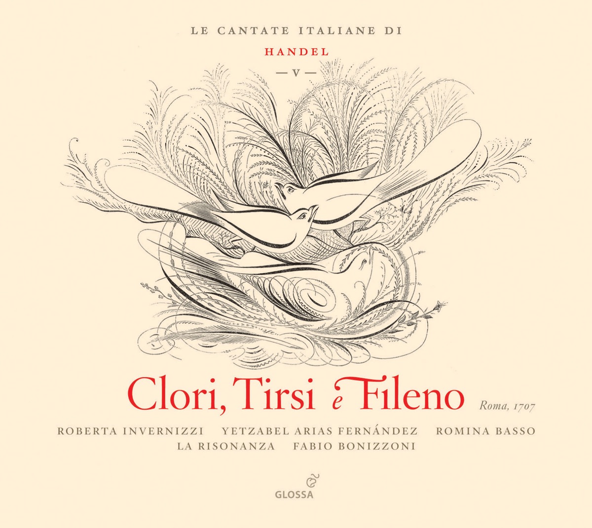 Handel: Cor Fedele (Clori, Tirsi e Fileno) by Roberta Invernizzi, Fabio Bonizzoni & La Risonanza album cover