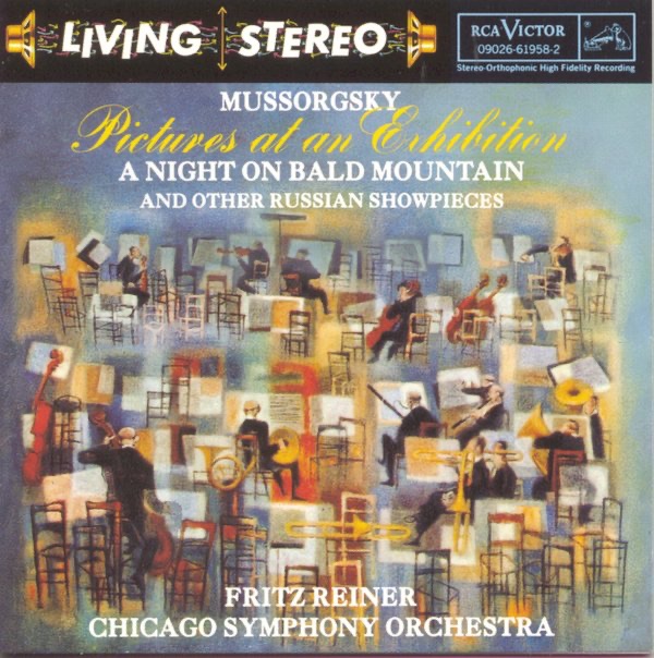 Mussorgsky: Pictures At An Exhibition by Fritz Reiner & Chicago Symphony Orchestra album cover