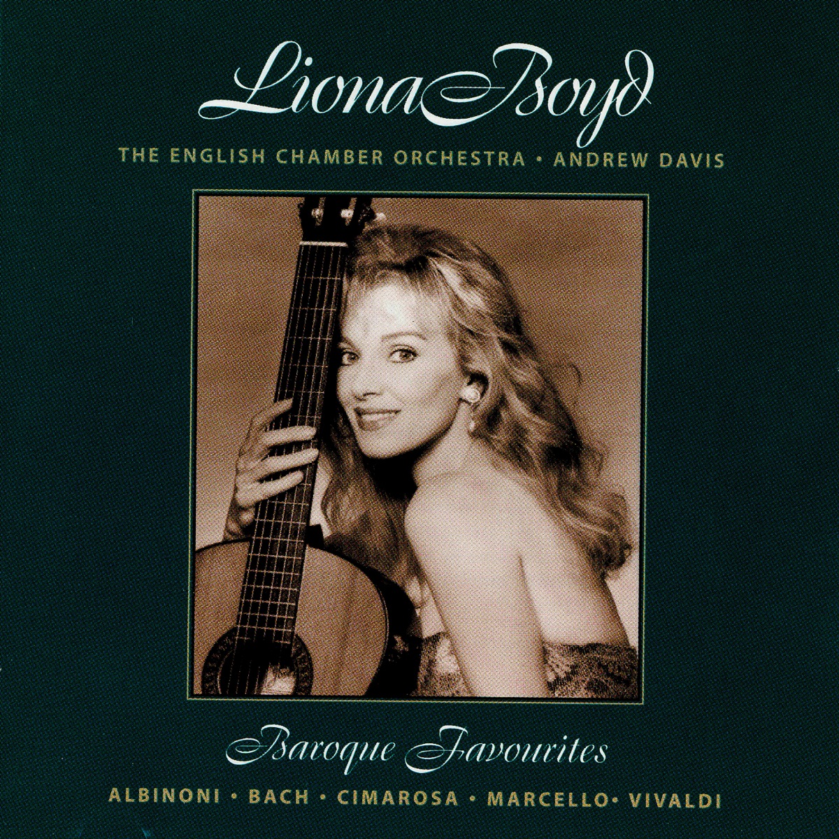 Baroque Favourites by English Chamber Orchestra, Liona Boyd & Sir Andrew Davis album cover
