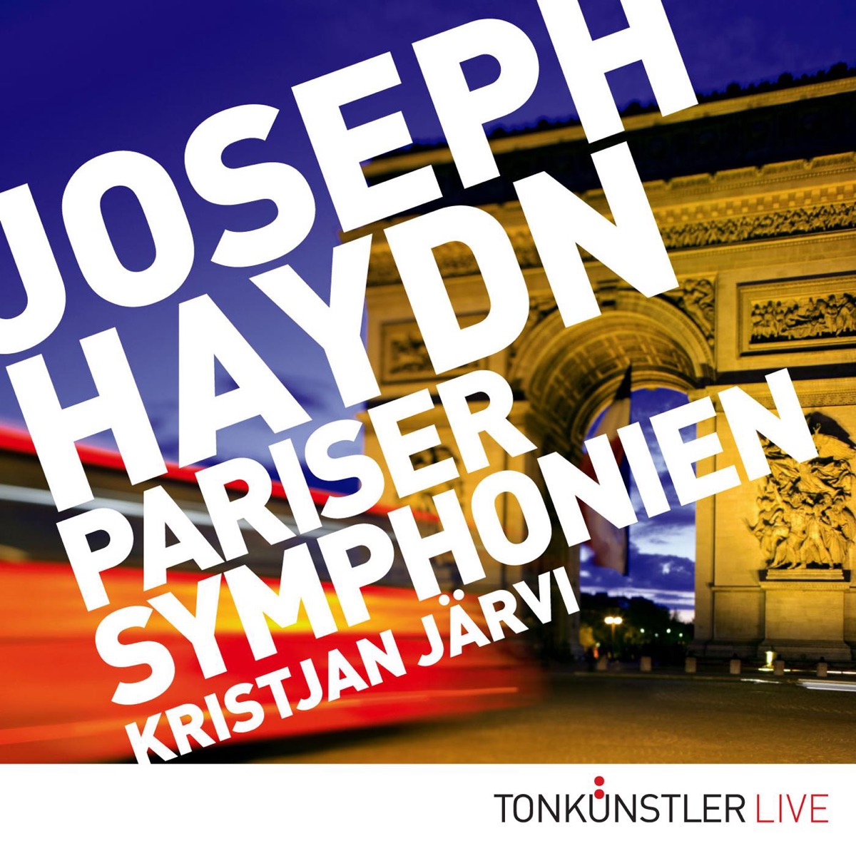 Pariser Symphonien by Kristjan Järvi & Tonkünstler-Orchester album cover