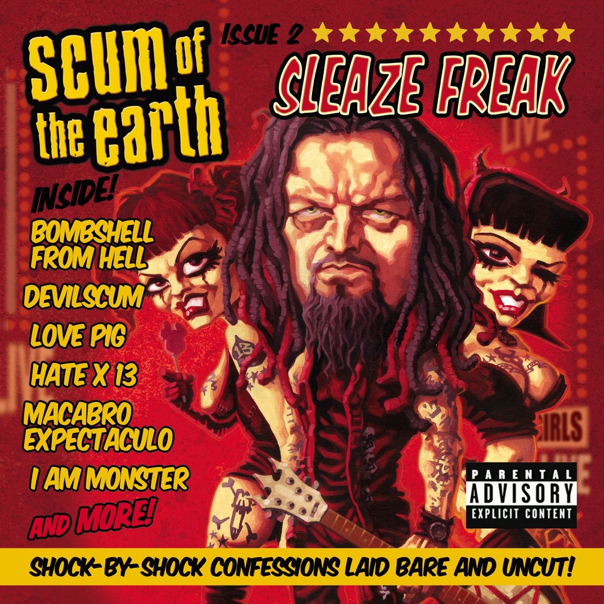 Sleaze Freak by Scum of the Earth album cover