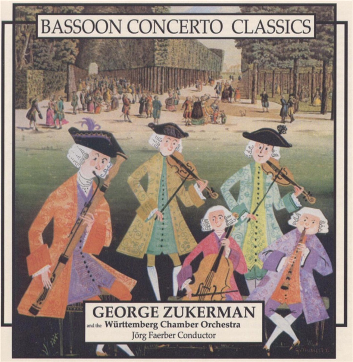 Bassoon Concerto Classics by George Zukerman & Württemberg Chamber Orchestra Heilbronn album cover