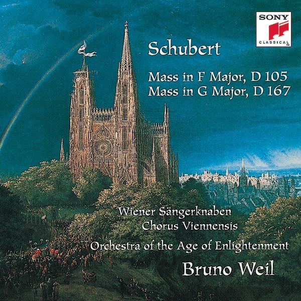 Schubert: Mass in F Major D. 105 & Mass in G Major, D. 167 by Bruno Weil & Orchestra of the Age of Enlightenment album cover