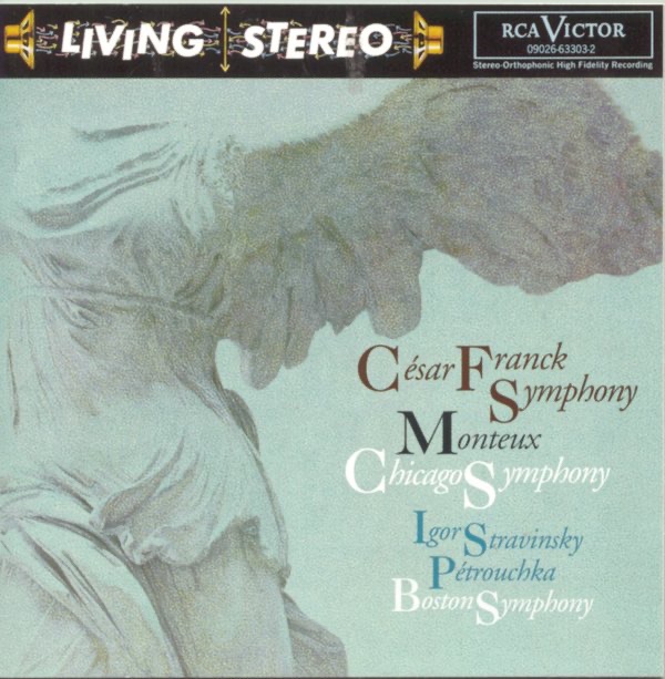 Franck: Symphony - Stravinsky: Pétrouchka by Pierre Monteux album cover