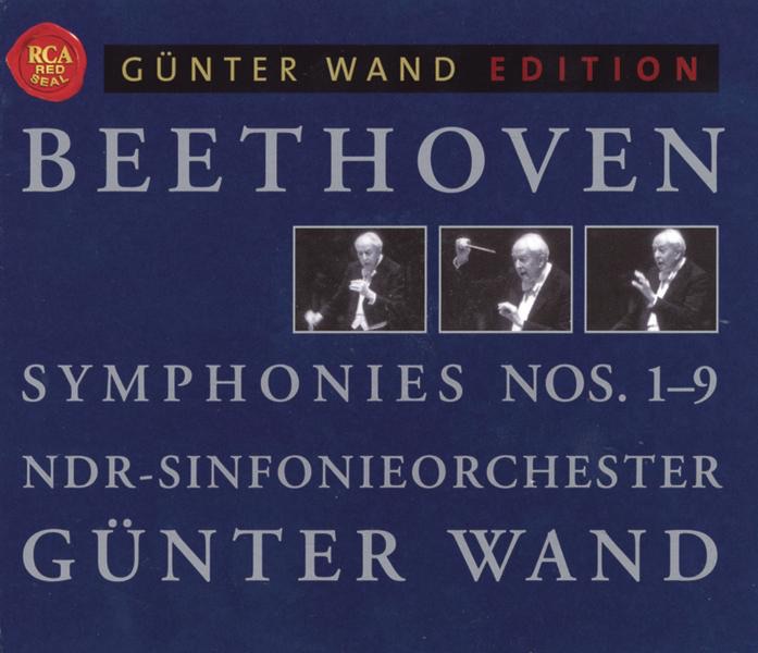 Beethoven: Symphonies Nos. 1-9 by Günter Wand & NDR Elbphilharmonie Orchester album cover