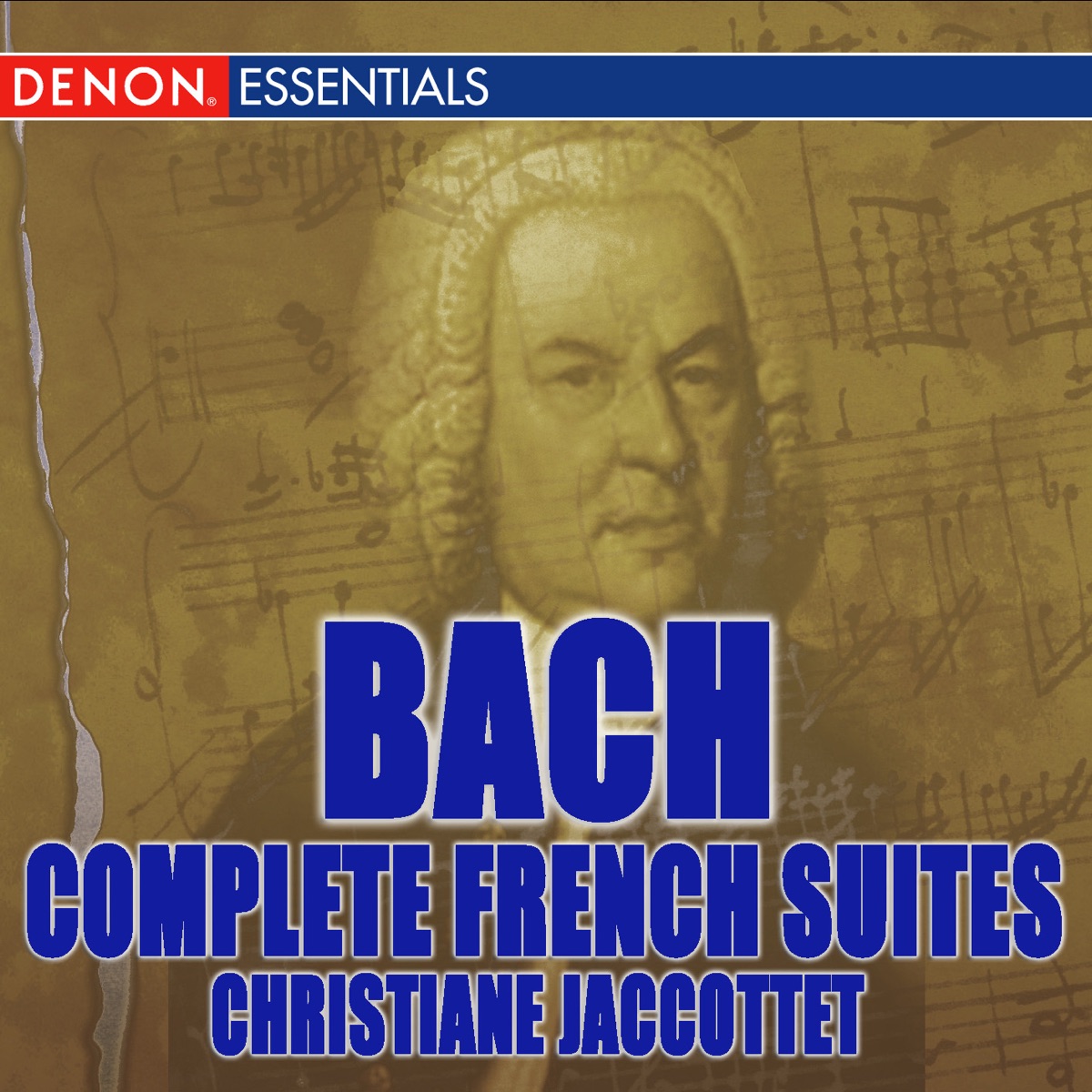 Bach: French Suites by Christiane Jaccottet album cover