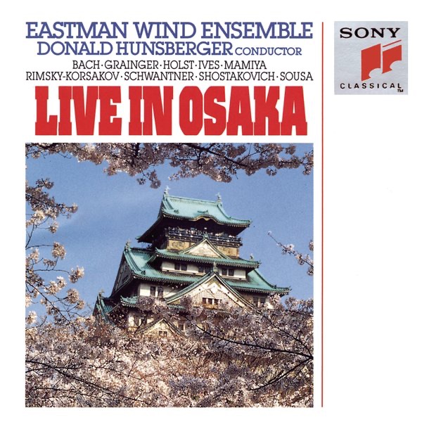 Live in Osaka by Eastman Wind Ensemble album cover
