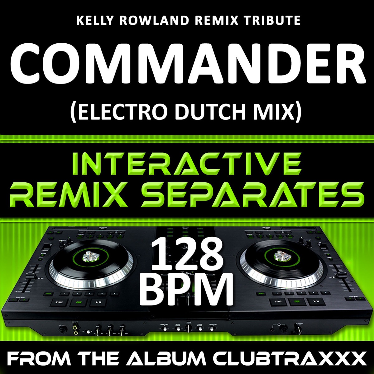 Commander (Kelly Rowland Remix Tribute) (128 Bpm Interactive Remix Separates) by DJ Ryder album cover