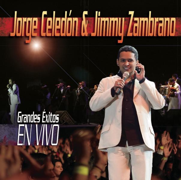 Grandes Exitos en Vivo (Live) by Jorge Celedon y Jimmy Zambrano album cover