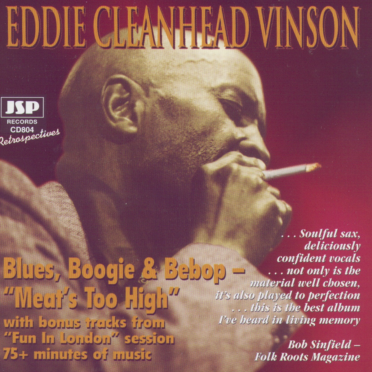 Blues, Boogie & Bebop by Eddie "Cleanhead" Vinson album cover