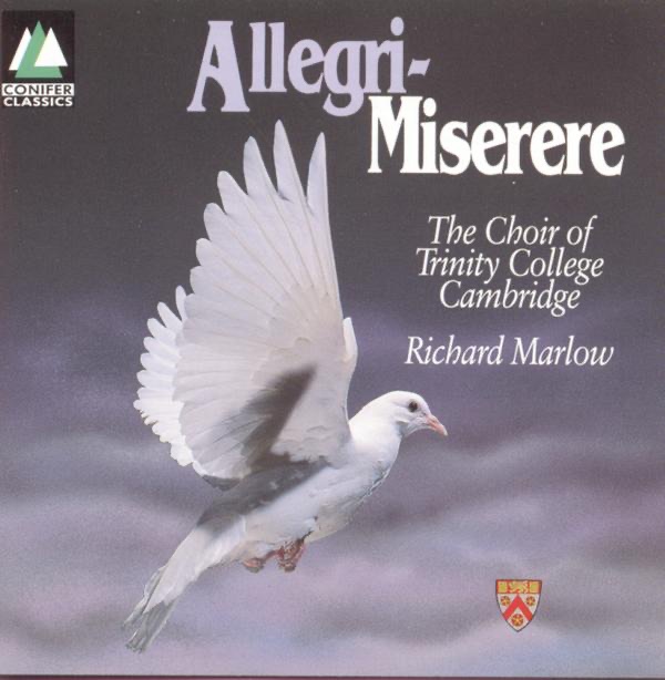 Allegri: Miserere by The Choir of Trinity College Cambridge & Richard Marlow album cover