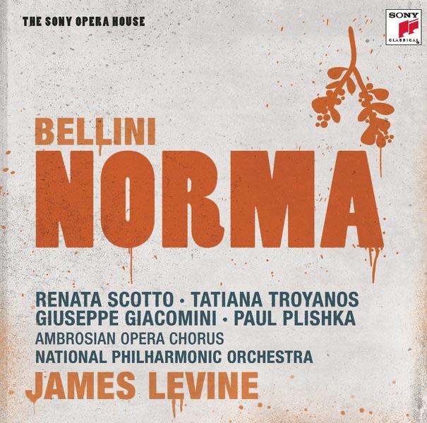Bellini: Norma by James Levine, National Philharmonic Orchestra & Ambrosian Opera Chorus album cover