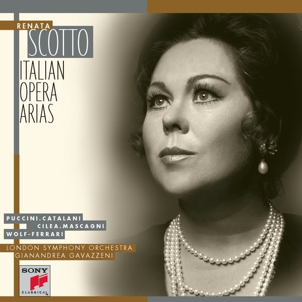 Renata Scotto: Italian Opera Arias by Renata Scotto, Lorin Maazel, Opera Orchestra of New York & Philharmonia Orchestra album cover