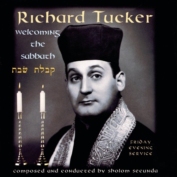 Welcoming the Sabbath by Richard Tucker album cover