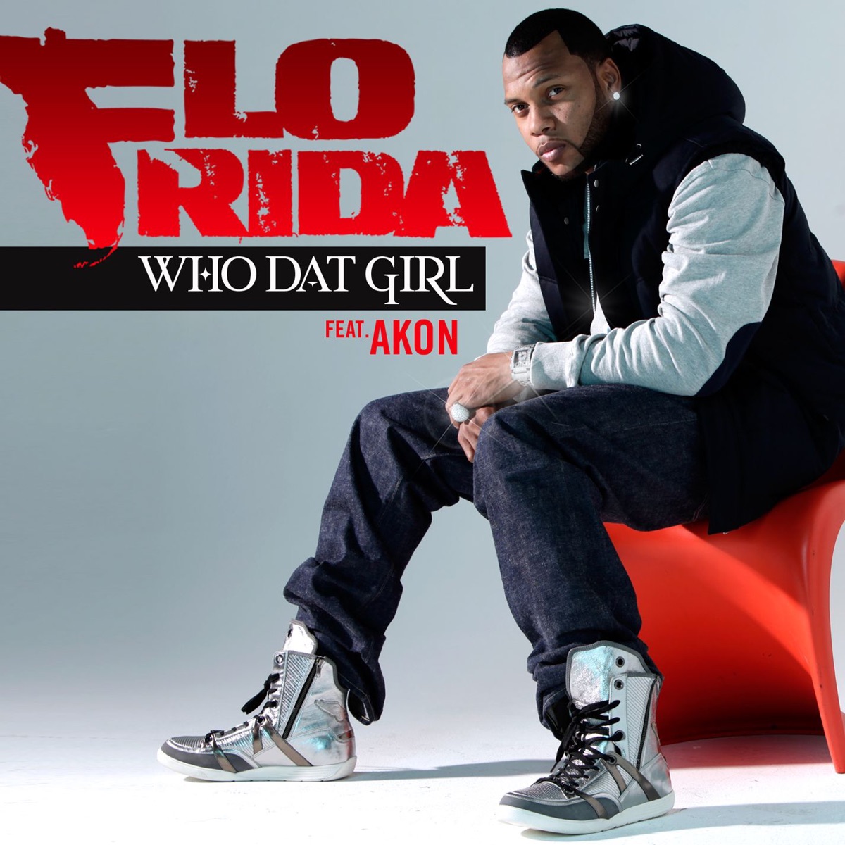 Who Dat Girl (feat. Akon) - Single by Flo Rida album cover