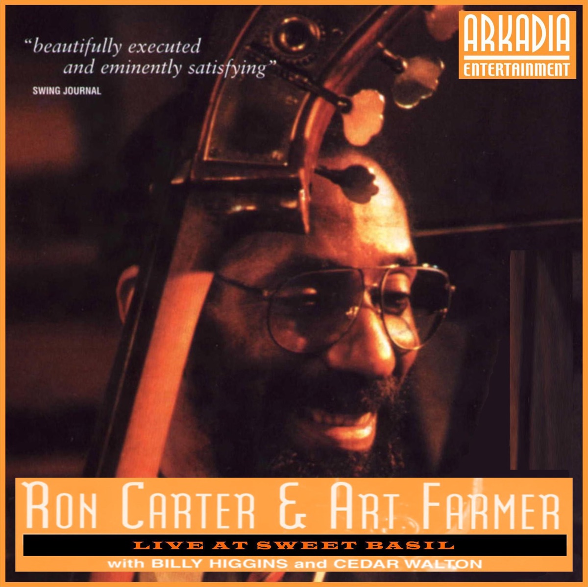Live from Sweet Basil by Art Farmer & Ron Carter album cover