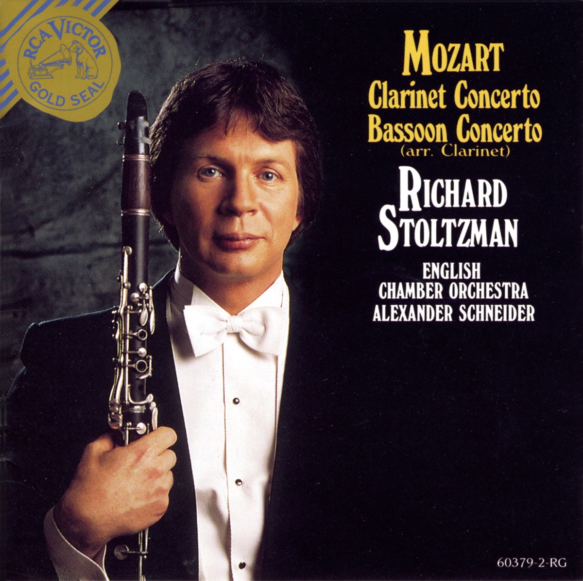 Mozart: Clarinet Concerto by Richard Stoltzman album cover