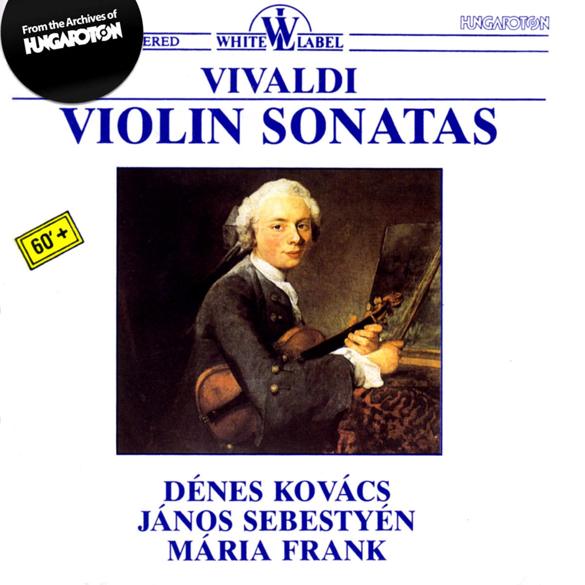 A. Vivaldi: 8 Sonatas from Op.2 by Dénes Kovács, János Sebestyén & Mária Frank album cover