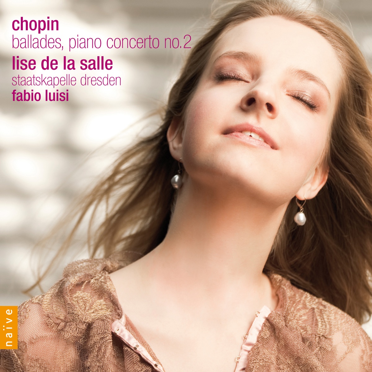 Chopin: Four Ballades & Piano Concerto No. 2 by Lise de la Salle album cover