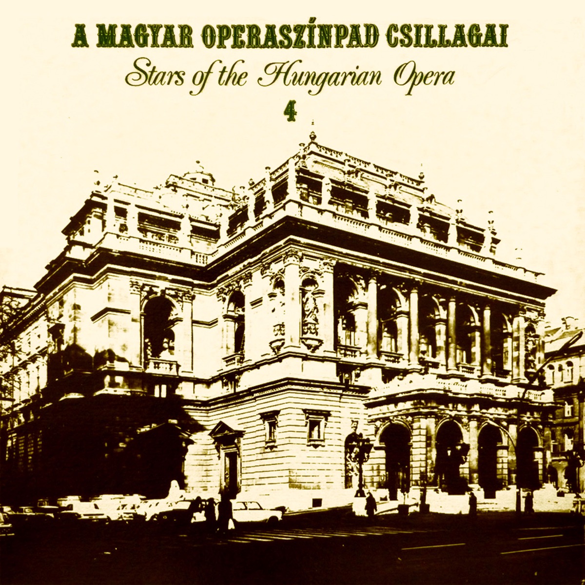 A magyar operaszínpad csillagai 4. by Magyar Rádió és Televízió Szimfonikus Zenekara & Komor Vilmos album cover