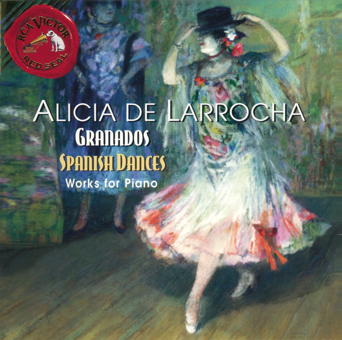 Granados: Spanish Dances & Valses Poéticos by Alicia de Larrocha album cover