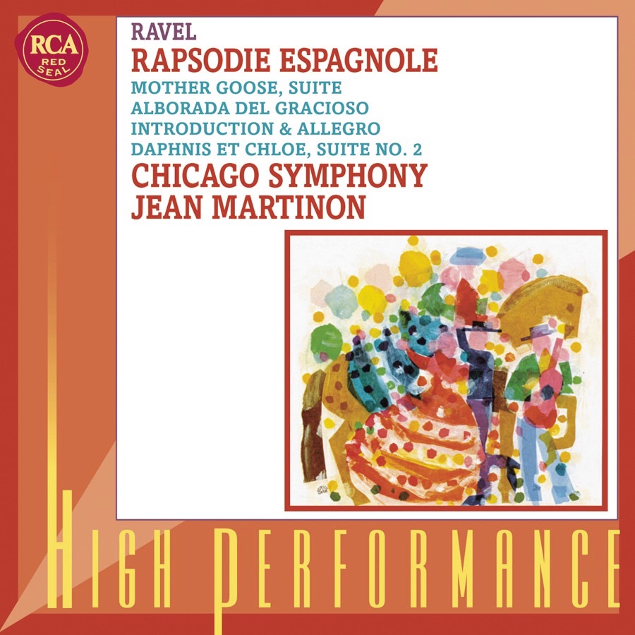 Ravel: Rapsodie Espagnole, Daphnis Et Chloé: Suite No. 2 by Jean Martinon & Chicago Symphony Orchestra album cover