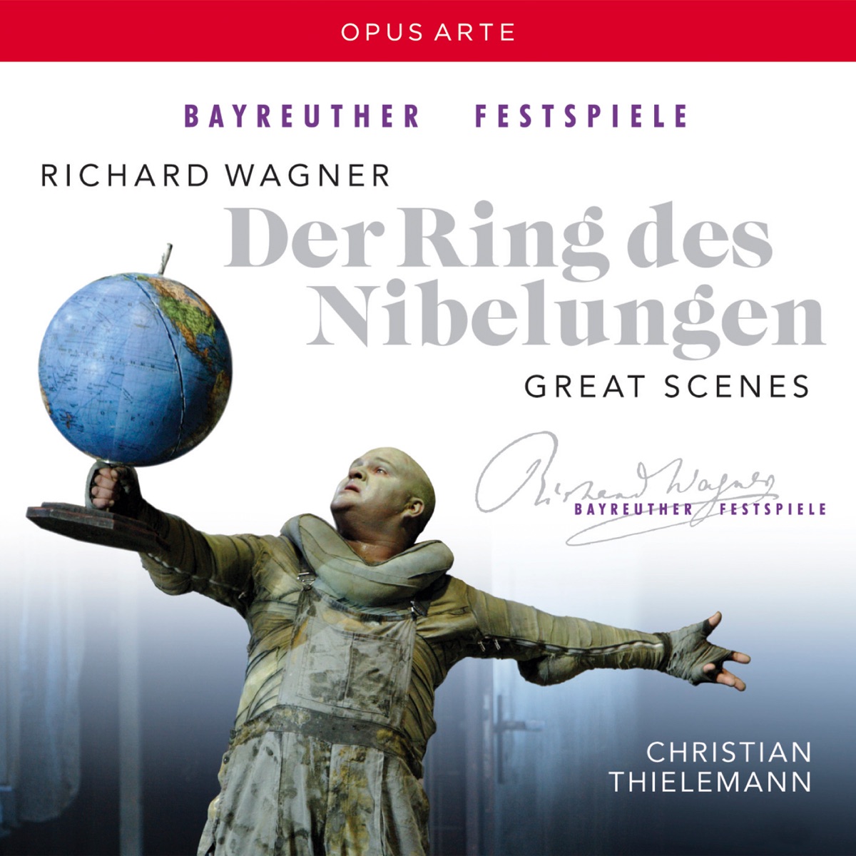 Wagner: Der Ring des Nibelungen - Great Scenes by Bayreuth Festival Orchestra, Andrew Shore, Arnold Bezuyen, Michelle Breedt, Clemens Bieber, Ulrike Helzel, Simone Schröder, Ralf Lukas, Christa Mayer, Albert Dohmen, Fionnuala McCarthy, Christian Thielemann, Martina Dike, Edith Haller, Annette Kuttenbaum, Endrik Wottrich, Anna Gabler, Eva-Maria Westbroek, Wilke te Brummelstroete, Manuela Bress, Sonja Muhleck, Linda Watson, Stephen Gould & Hans-Peter Konig album cover