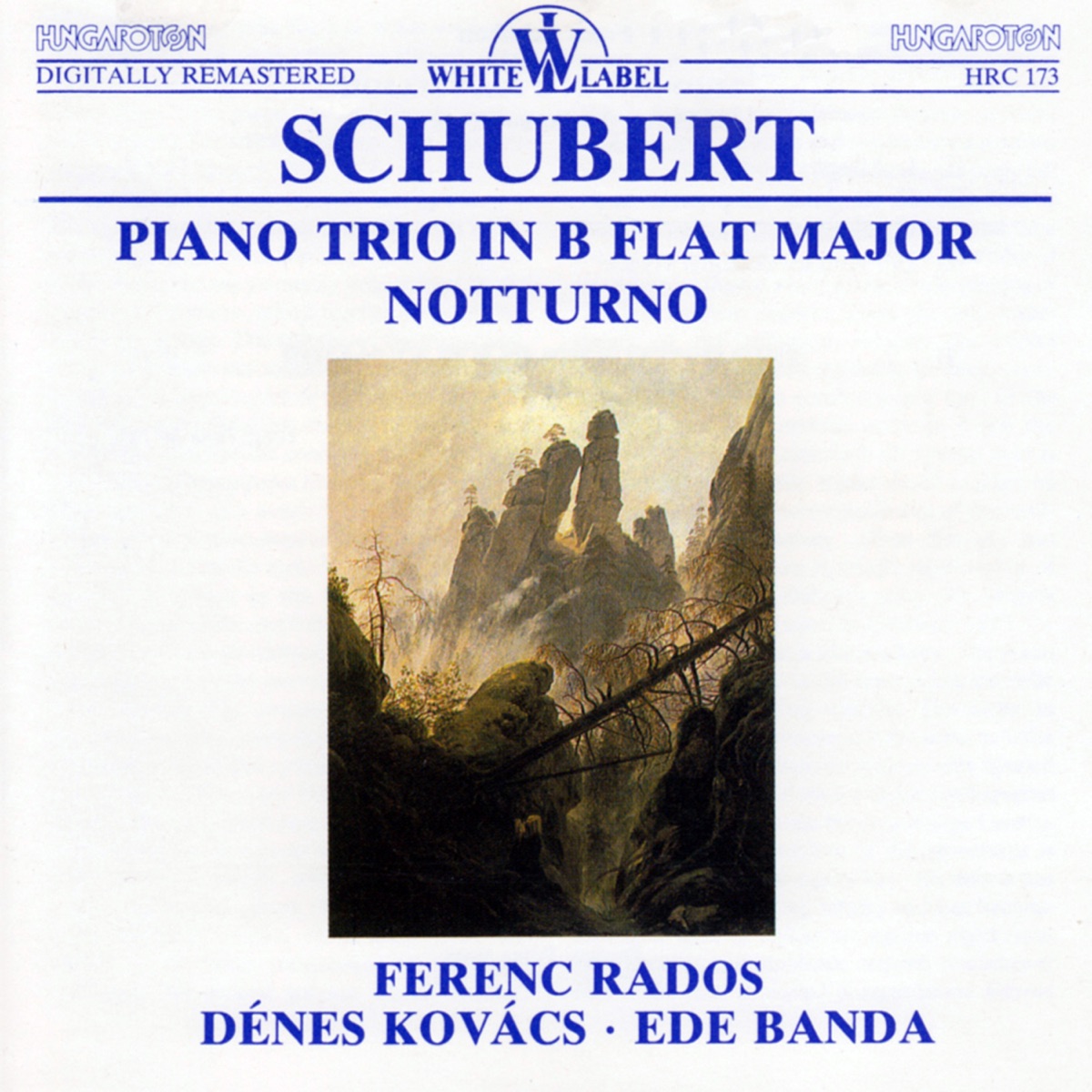 Piano Trio in B flat major, Notturno by Ferenc Rados, Dénes Kovács & Ede Banda album cover