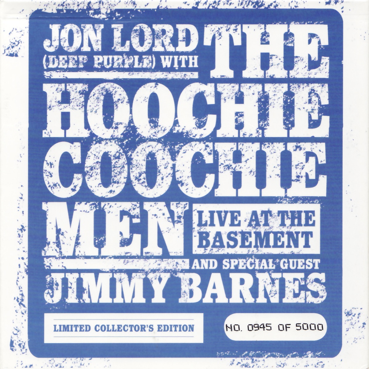 Live At the Basement by Jon Lord & The Hoochie Coochie Men album cover